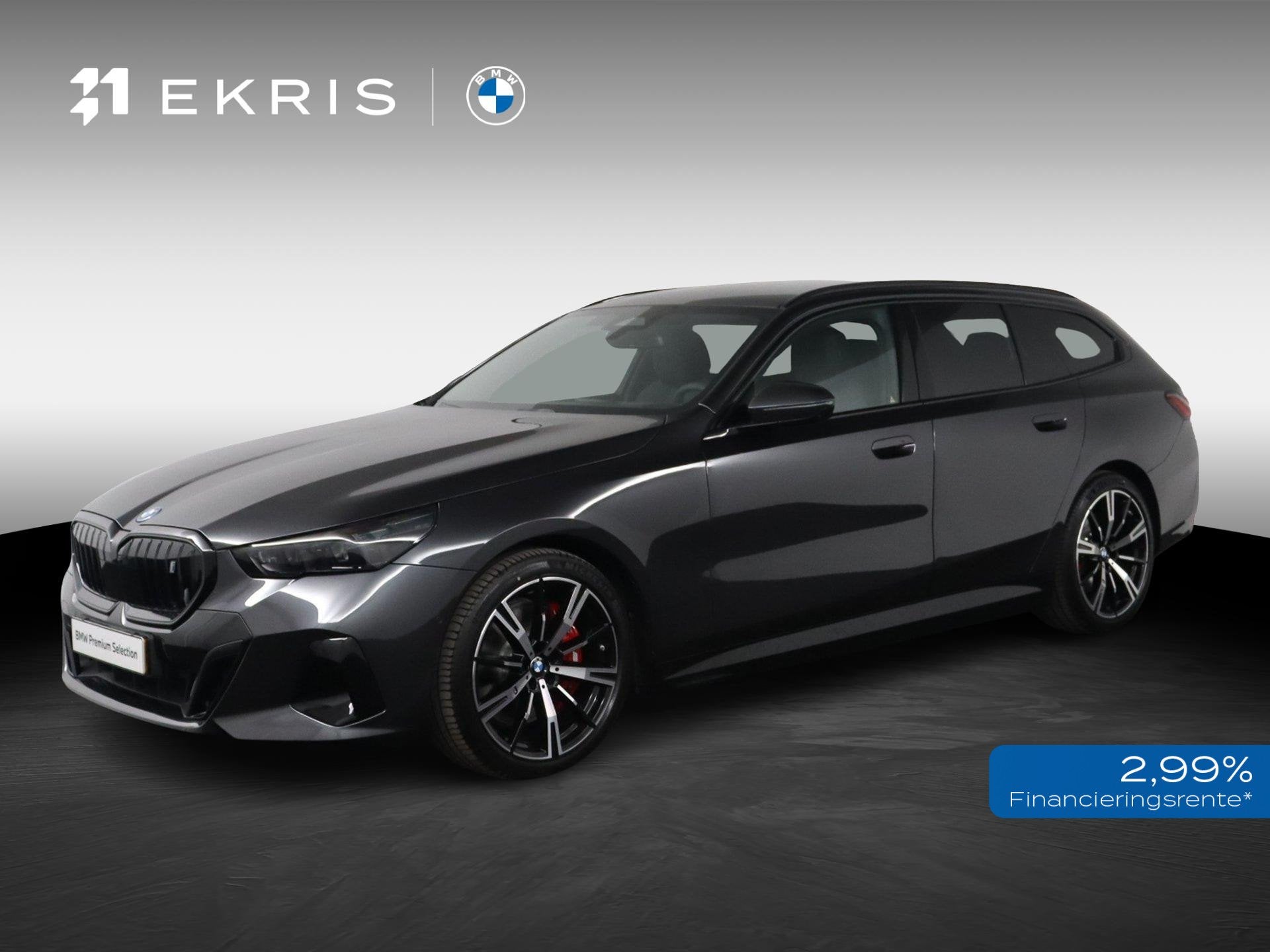 BMW i5 Touring eDrive40 M Sport Edition 84 kWh | SOH 100% |, Auto's, Stoelverwarming, 510 min, Zwart, Met garantie (alle)