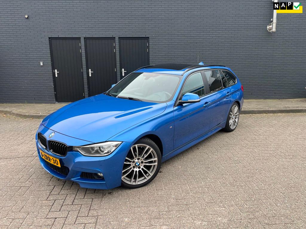 BMW 3-serie Touring 328i High Executive Panoramadak Leer Nav, Auto's, Automaat, 745 kg, Gebruikt, 4 cilinders