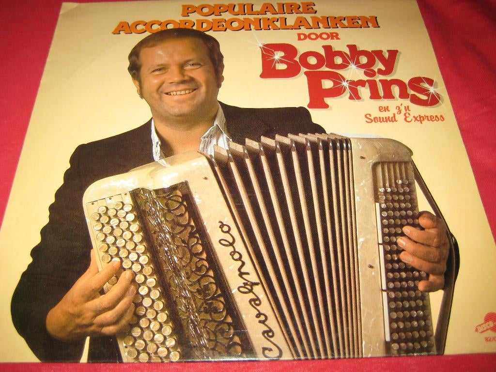 LP, Bobby Prins: Populaire Accordeonklanken, Cd's en Dvd's, Vinyl | Pop, Ophalen of Verzenden, Zo goed als nieuw, 12 inch