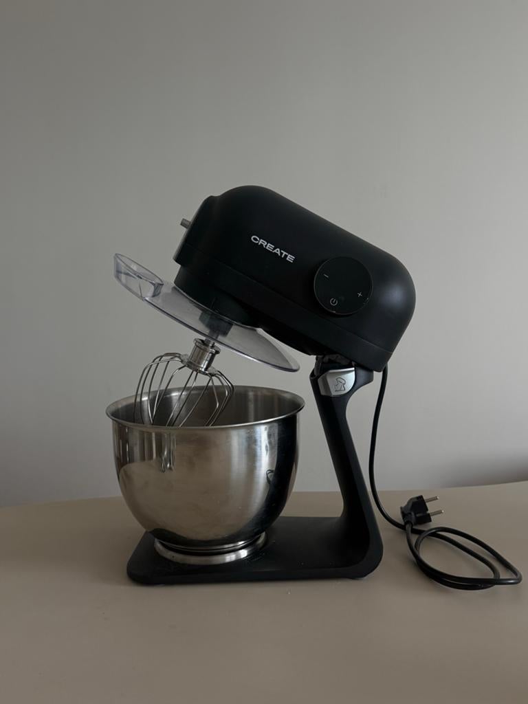 Luxe keukenmixer met 3 opzetstukken - Zo goed als nieuw, Ophalen of Verzenden, Zo goed als nieuw, Vaatwasserbestendig, 3 snelheden of meer