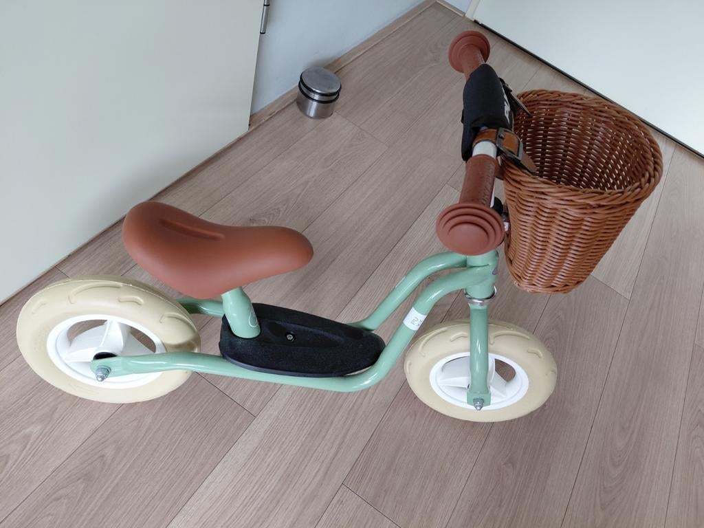 Puky Loopfiets met mandje - Mintgroen, Ophalen, Zo goed als nieuw, Loopfiets