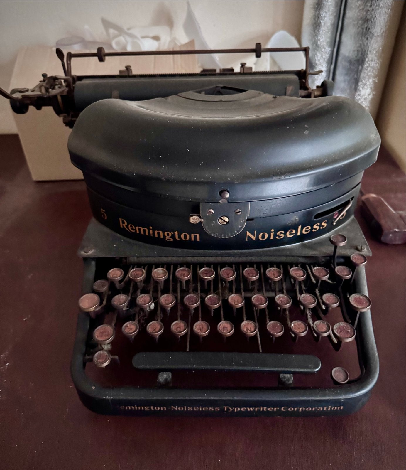Antieke typemachine Remington Noiseless, Antiek en Kunst, Ophalen