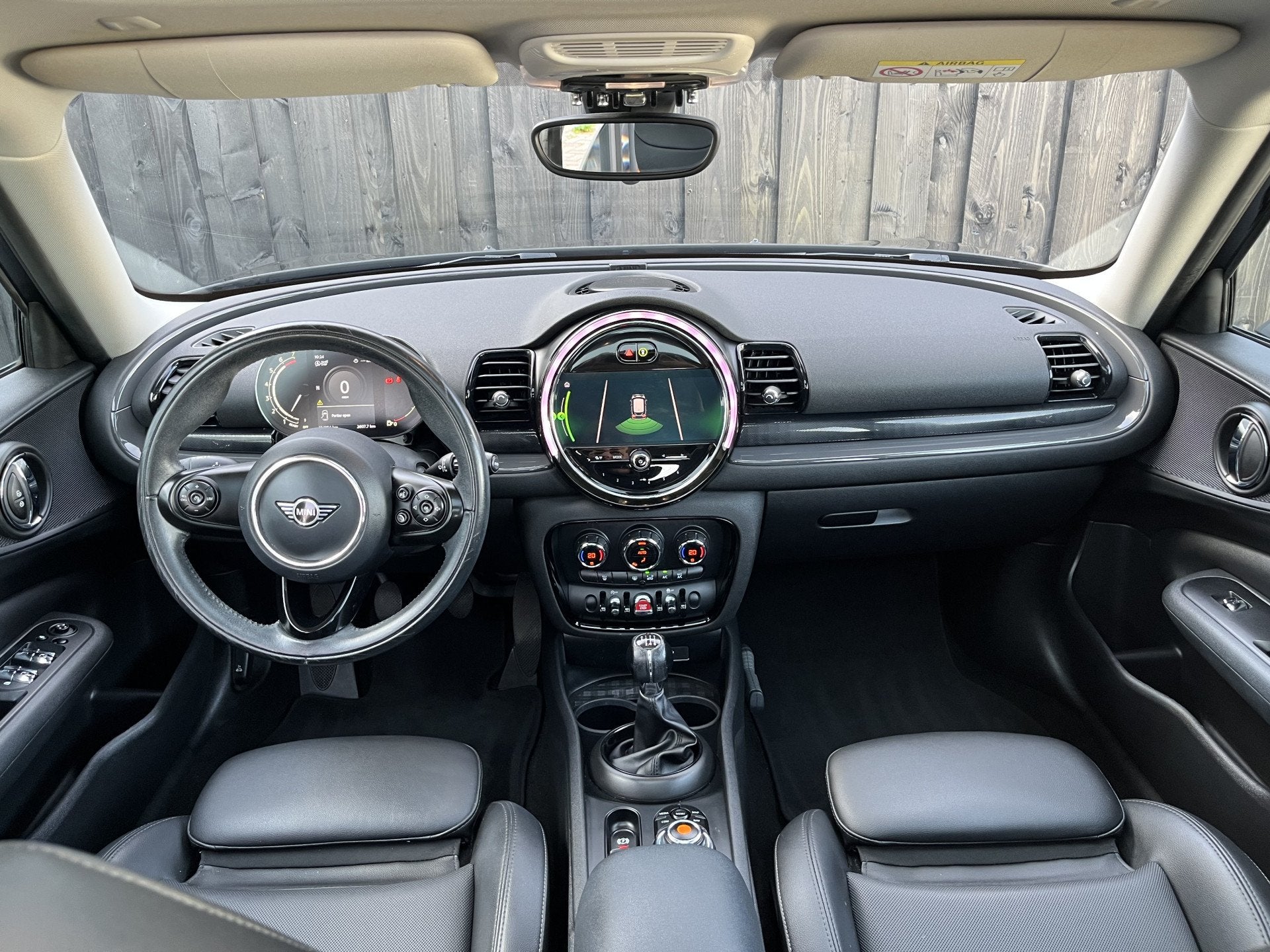 MINI Clubman 1.5 One John Cooper Works Leer / Lmv / Cruise /, Auto's, Gebruikt, 700 kg, Zwart, Handgeschakeld