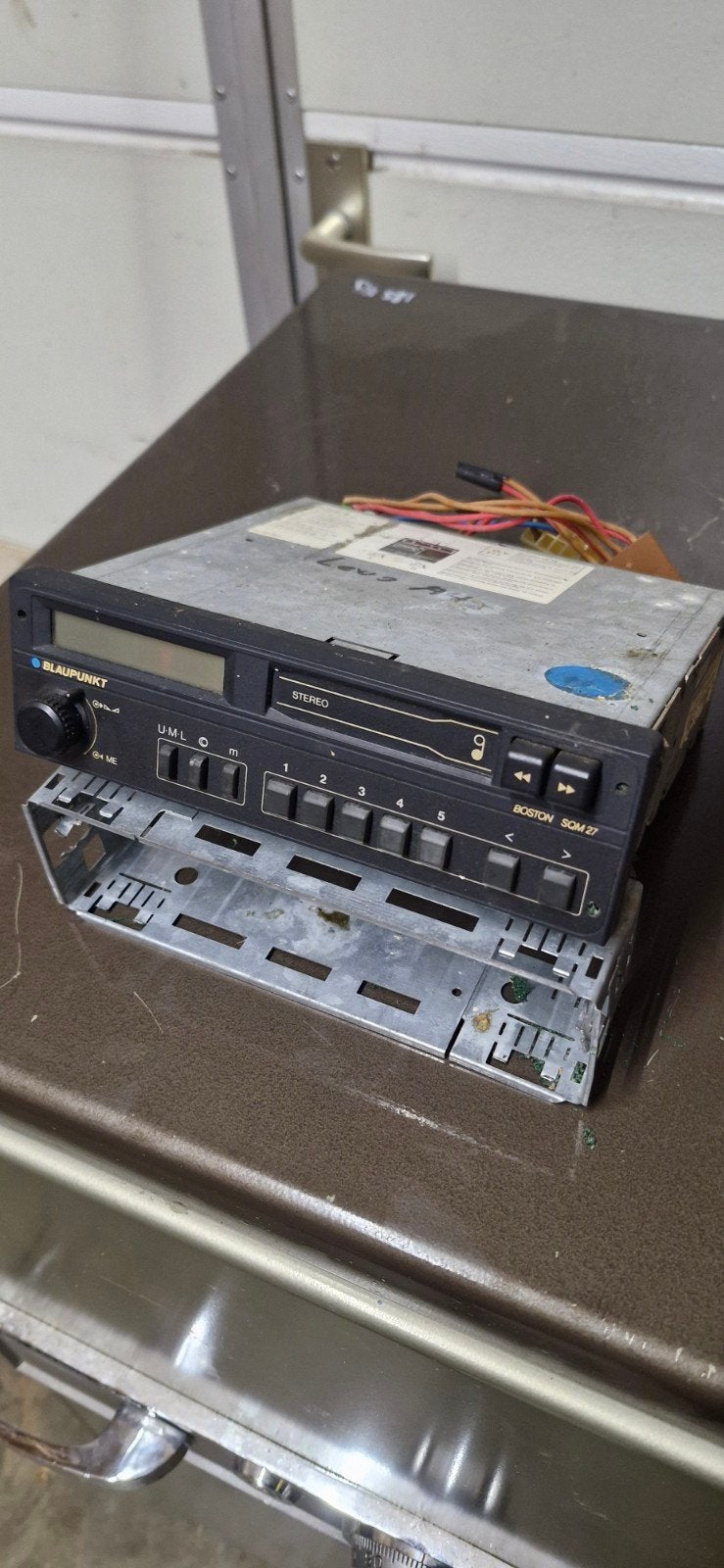 Blaupunkt Autoradio Boston SQM 27 - Vintage Cassette Speler, Auto diversen, Autoradio's, Ophalen of Verzenden, Gebruikt