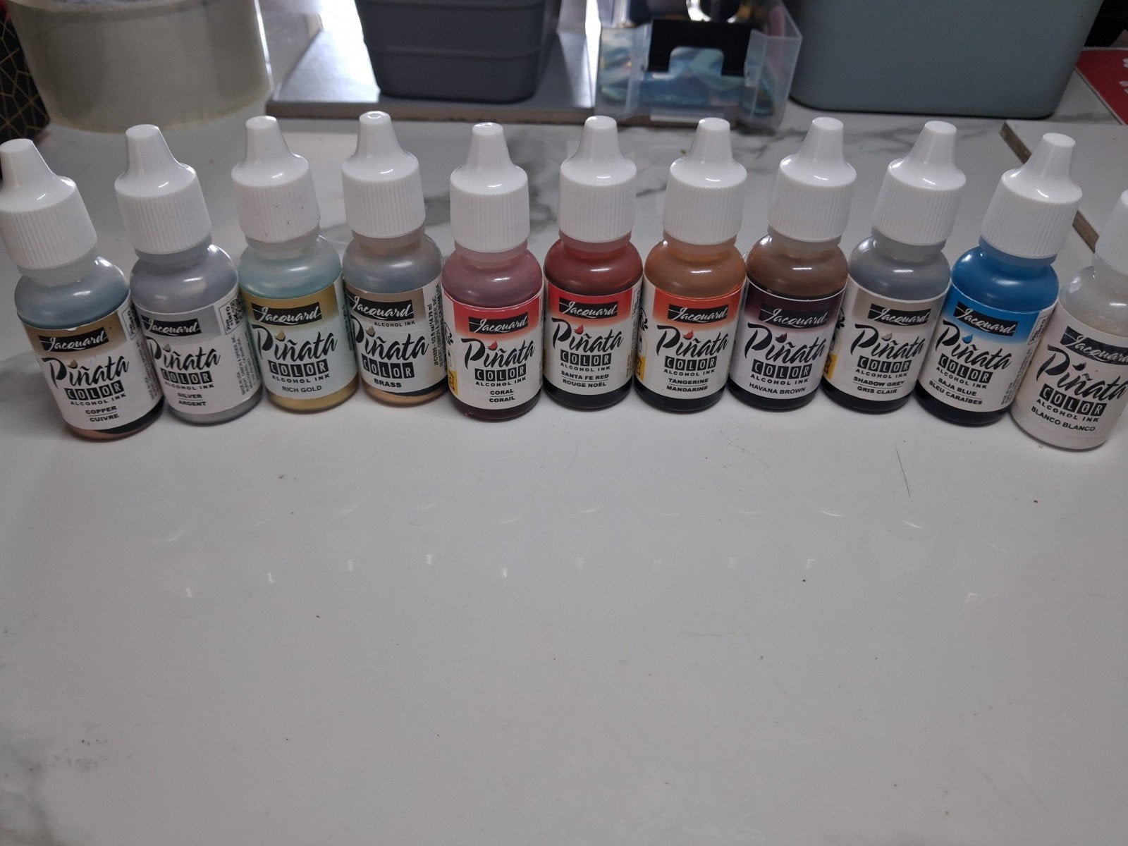 11 flesjes piñata alcohol inkt, Ophalen of Verzenden