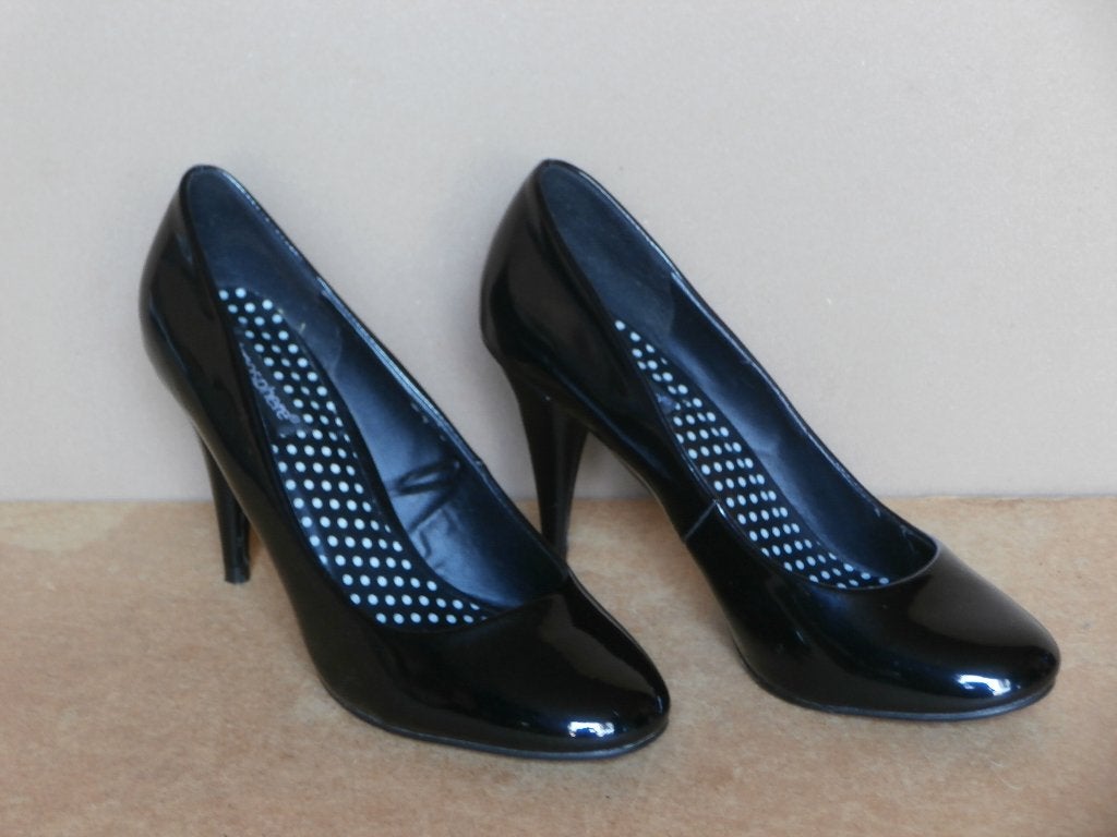 Mooie pumps sexy hoge hakken Fetish schoenen Atmosphere M 37, Zwart, Ophalen of Verzenden, Zo goed als nieuw, Pumps