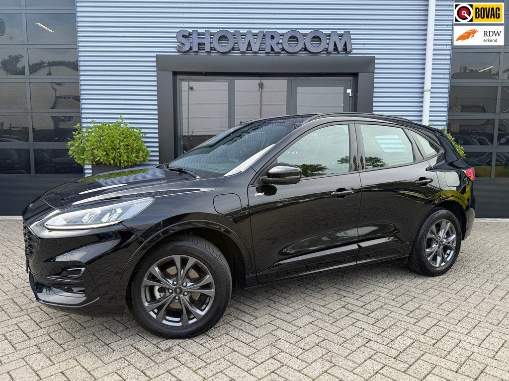 Ford Kuga 2.5 PHEV ST-Line X Automaat|Leder|Camera|Navi|18in, Adaptive Cruise Control, Gebruikt, 4 cilinders, Zwart