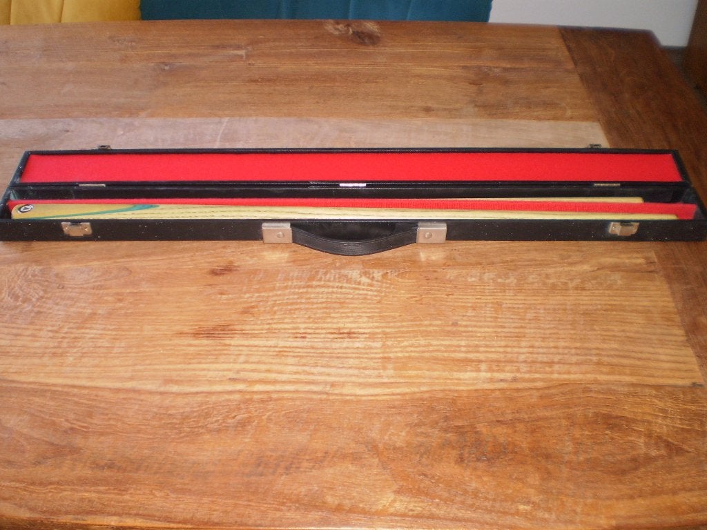snookerkeu met koffer, Sport en Fitness, Ophalen of Verzenden, Zo goed als nieuw, Snookertafel