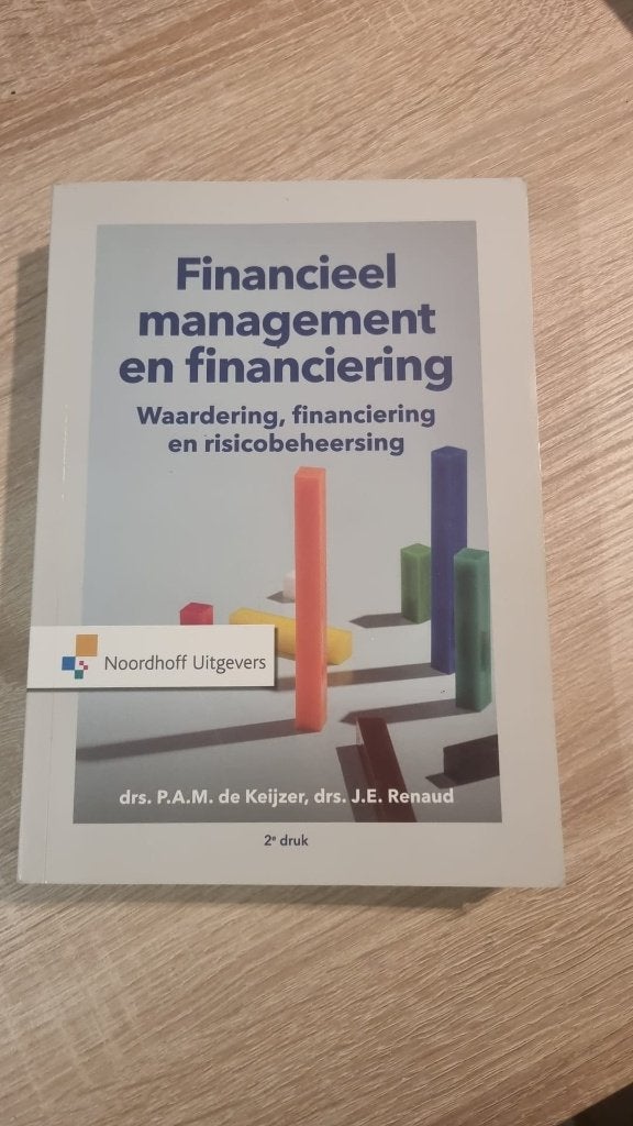 Financieel management en Financiering, Verzenden, HBO, Zo goed als nieuw, Noordhoff Uitgevers