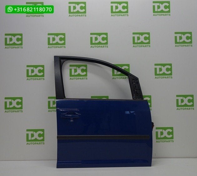 Volkswagen Caddy ('03-'10) Voorportier rechts blauw, Gebruikt, Ophalen of Verzenden, Volkswagen, Voor