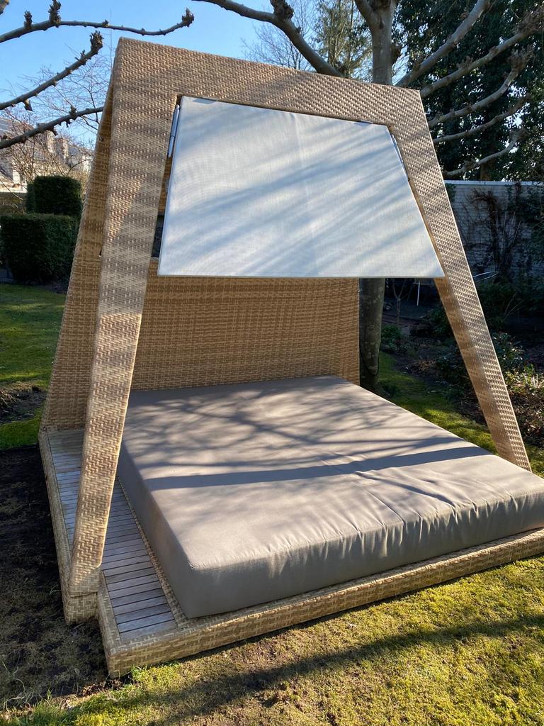 Tuinbed, Ophalen, Gebruikt, Kunststof