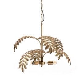 Hanglamp By-Boo Unbeleafable Gold - ophalen Den Haag, Ophalen, Zo goed als nieuw, Metaal