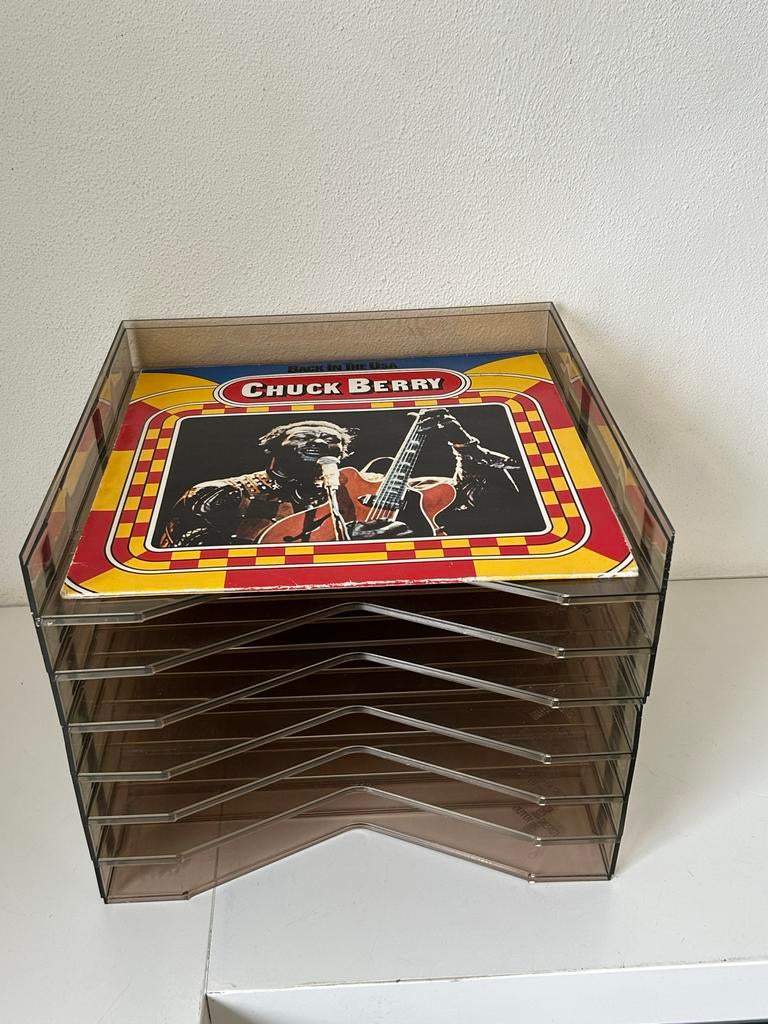Vintage LP bakken - stapelbaar -, Ophalen of Verzenden, 1970 - 1979, Gebruikt, 7 inch