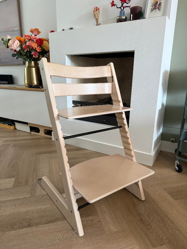 Stokke triptrap, Kinderen en Baby's, Kinderstoelen, Ophalen, Gebruikt, Meegroeistoel, Aanschuifbaar