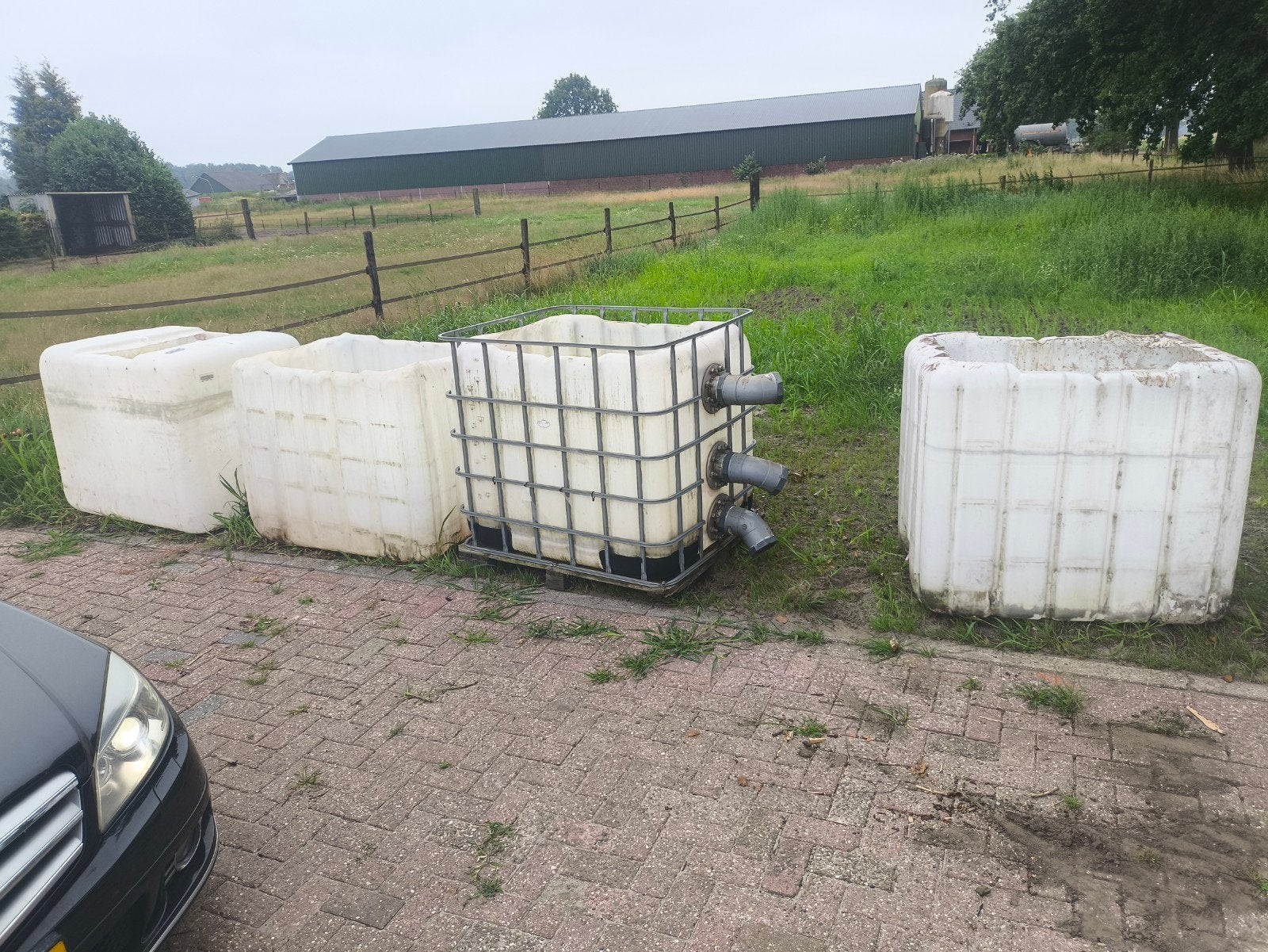 Diverse IBC-tanks en waterbakken gratis, Gebruikt, 100 cm of meer, 60 cm of meer, Bak of Kist