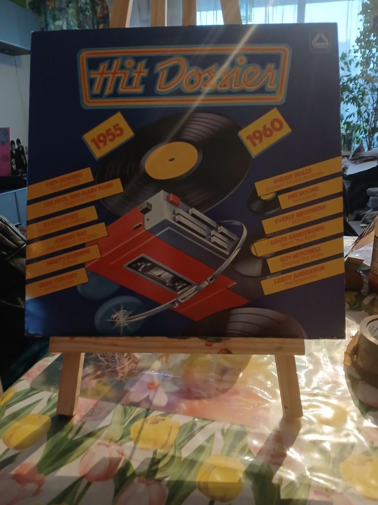 Hit Dossier 1955-1960 Vinyl LP - Diverse Artiesten, Complilatie, Ophalen of Verzenden, Gebruikt, 12 inch
