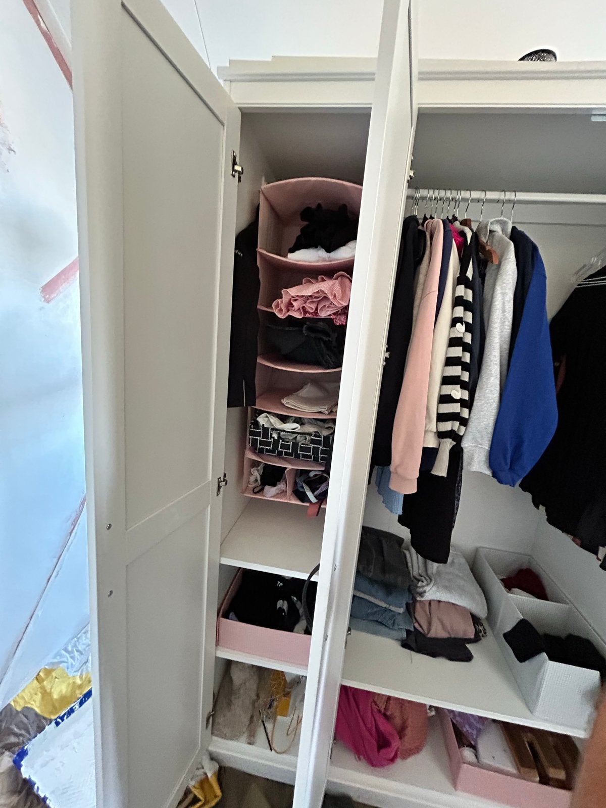 IKEA Songesand Kledingkast Wit, Ophalen, Overige materialen, Gebruikt, 100 tot 150 cm
