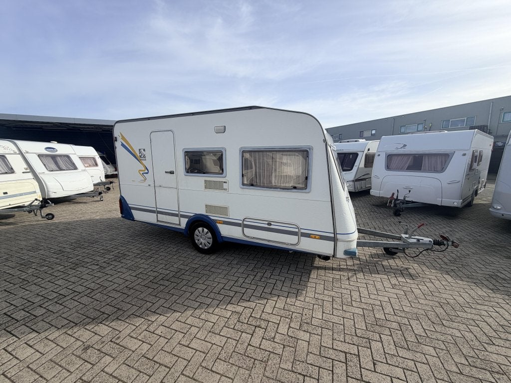 Knaus Blue Line 400 TK Stapelbed,2x Zit & Tent, Caravans en Kamperen, Dwars-stapelbed, Bedrijf, 750 - 1000 kg, Reservewiel