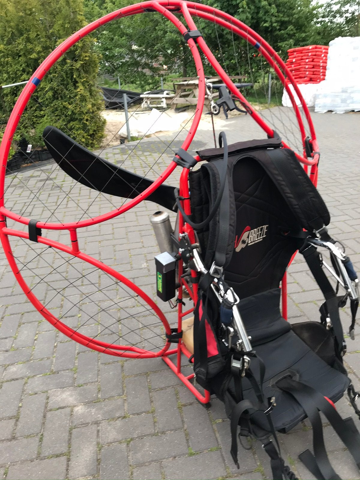 Fresh Breeze Simonini Sportix Paramotor, Sport en Fitness, Zweefvliegen en Paragliding, Ophalen, Gebruikt, Paramotor