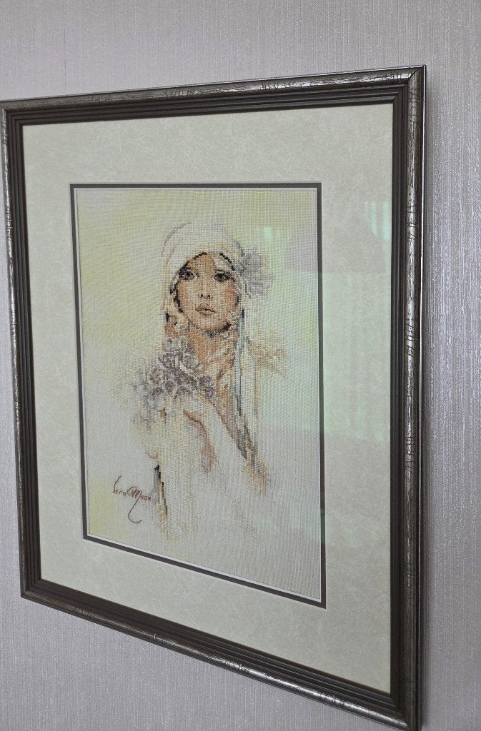 Schilderij Sara Moon, Minder dan 50 cm, Oorspronkelijke maker, Ophalen of Verzenden, Zo goed als nieuw