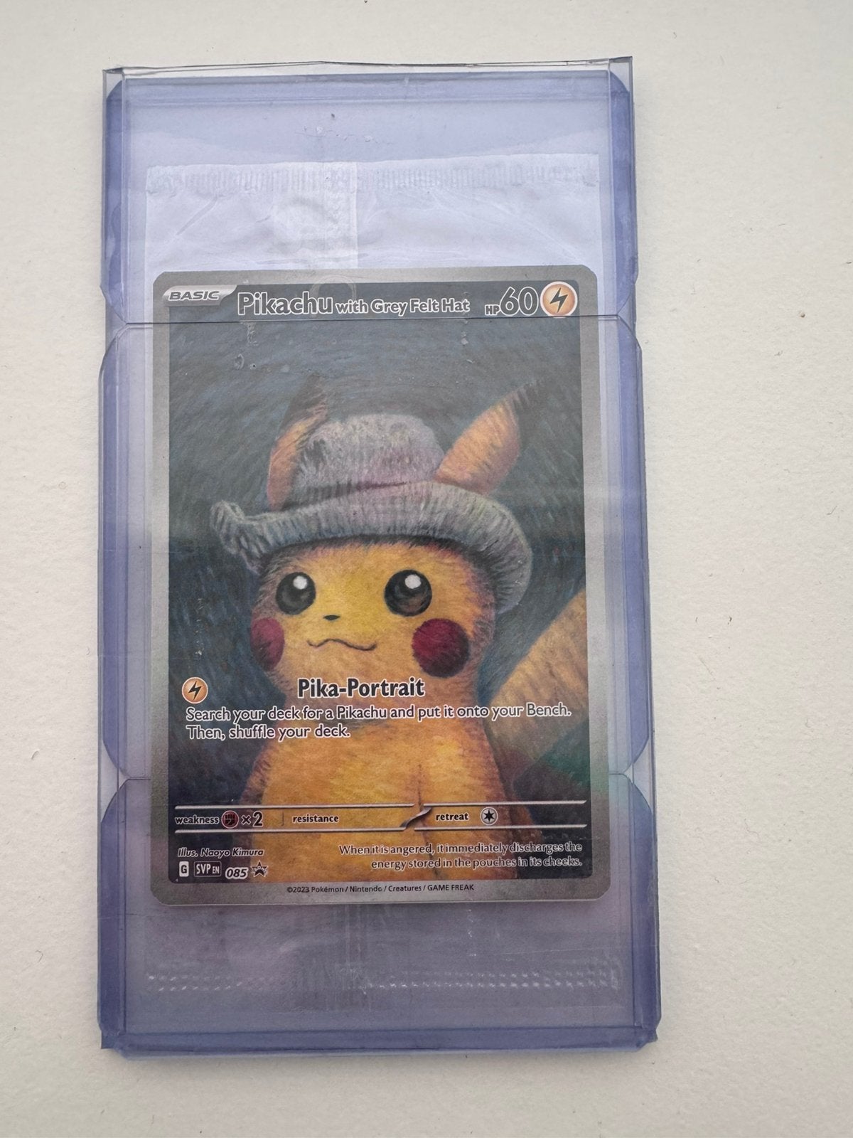 Pikachu With Grey Felt Hat #85 (sealed), Ophalen, Nieuw