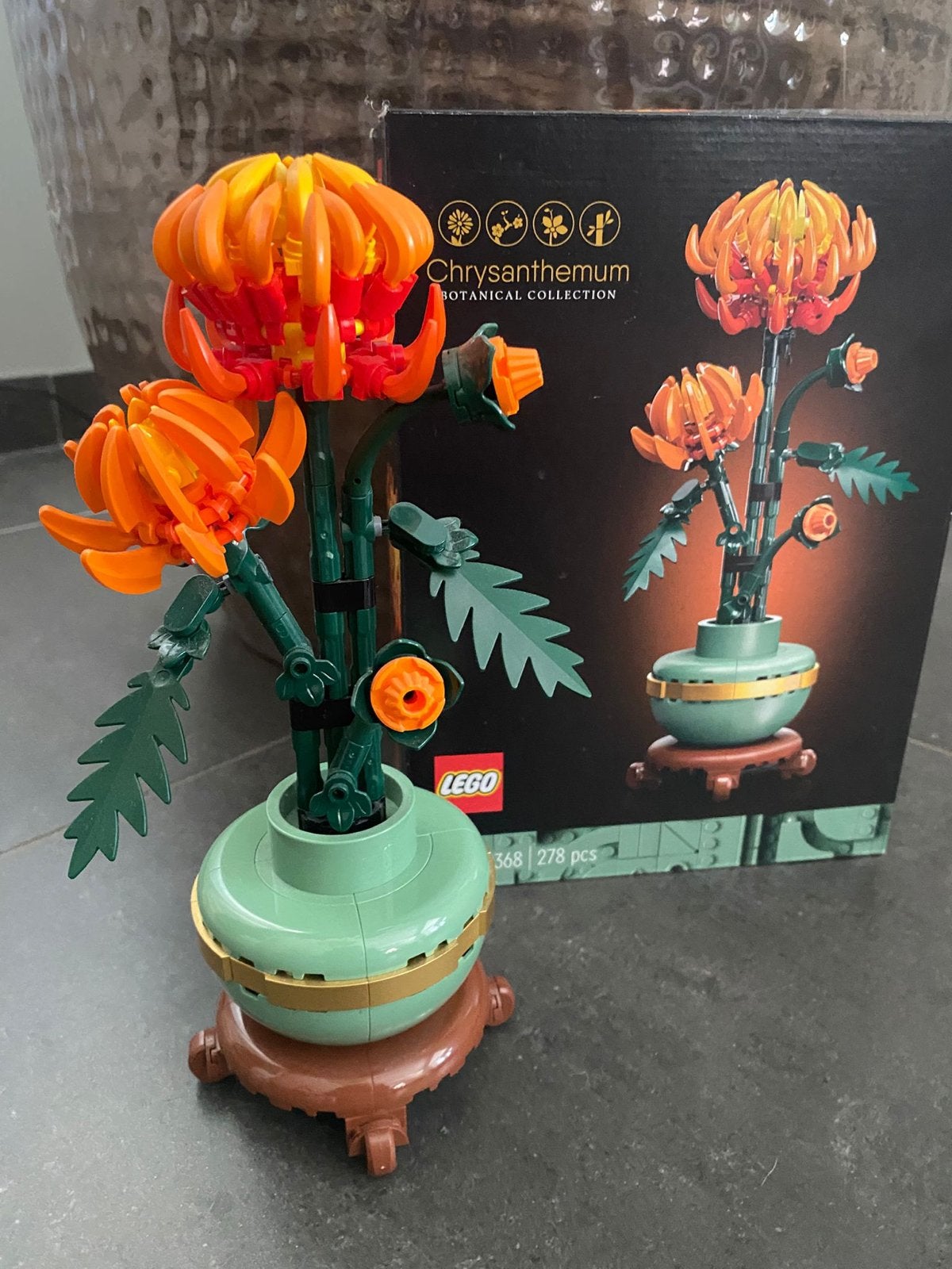 LEGO Botanische Collectie Chrysant 10368, Compleet, Overige thema's, Lego, Ophalen of Verzenden