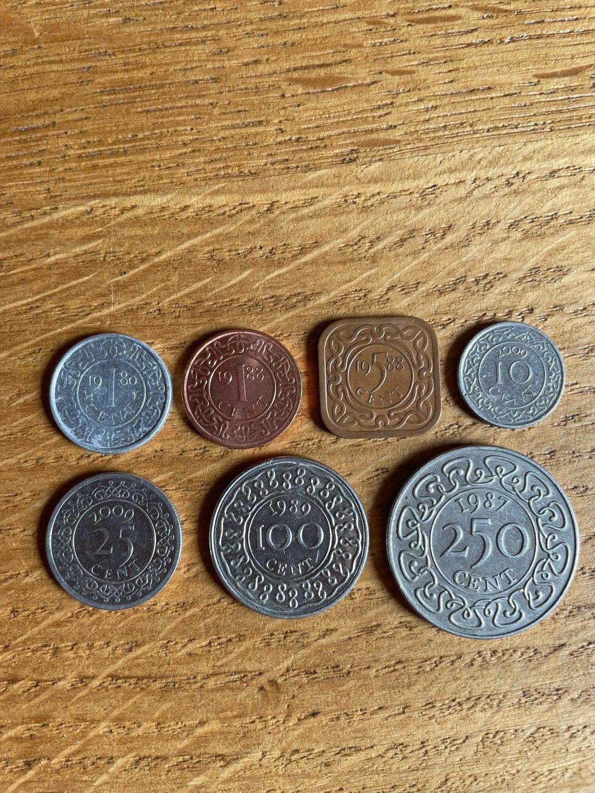 Setje Surinaamse munten, Ophalen of Verzenden, Koningin Juliana, Overige waardes, Setje