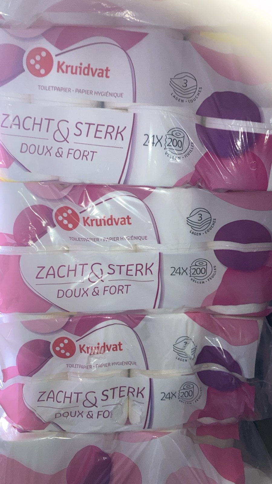 10 pakken toiletpapier a 24stuks. Kruidvat, Ophalen, Nieuw