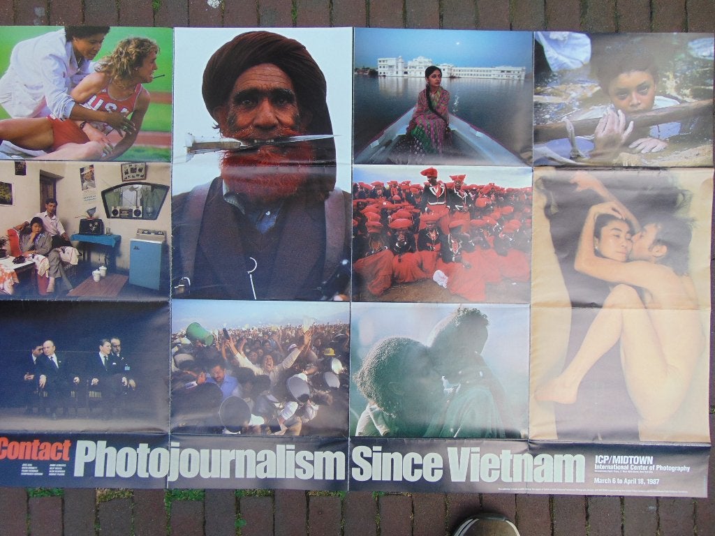 6x affiche fotografie en beeldende kunst, Ophalen of Verzenden, Gebruikt, A1 t/m A3, Overige vormen