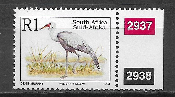 Zuid Afrika 1997 Leikraanvogel reprint Engelse naam pfris, Verzenden, Zuid-Afrika, Postfris