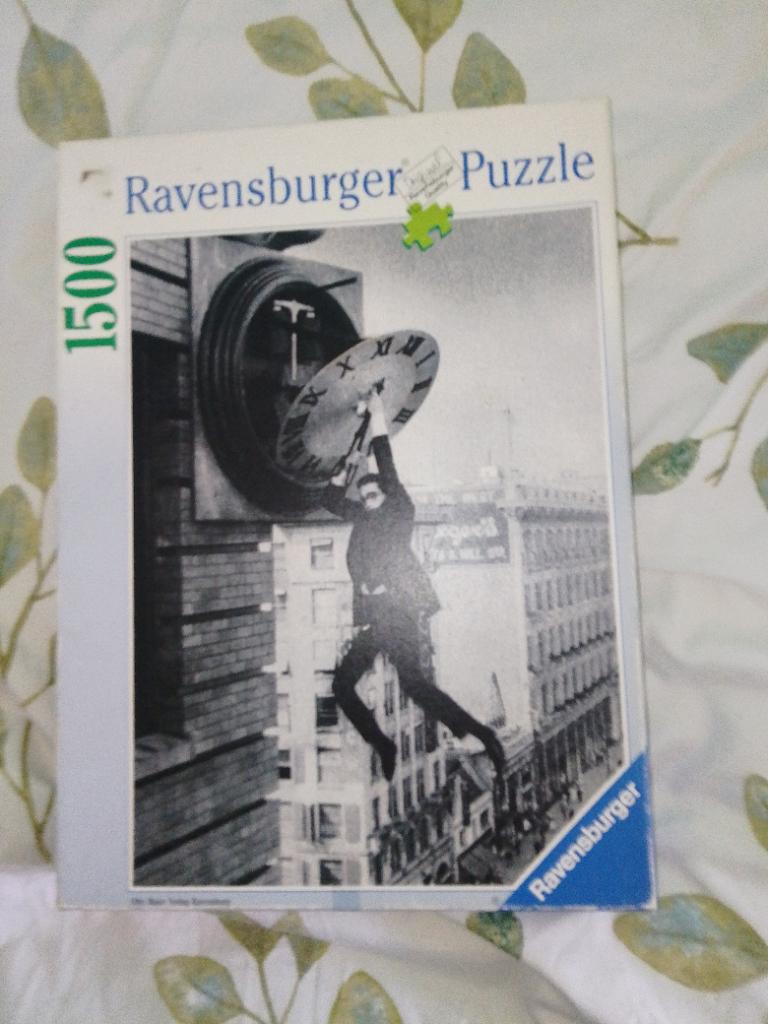 Harold Lloyd puzzel Ravensburger, Ophalen of Verzenden, 500 t/m 1500 stukjes, Zo goed als nieuw, Legpuzzel