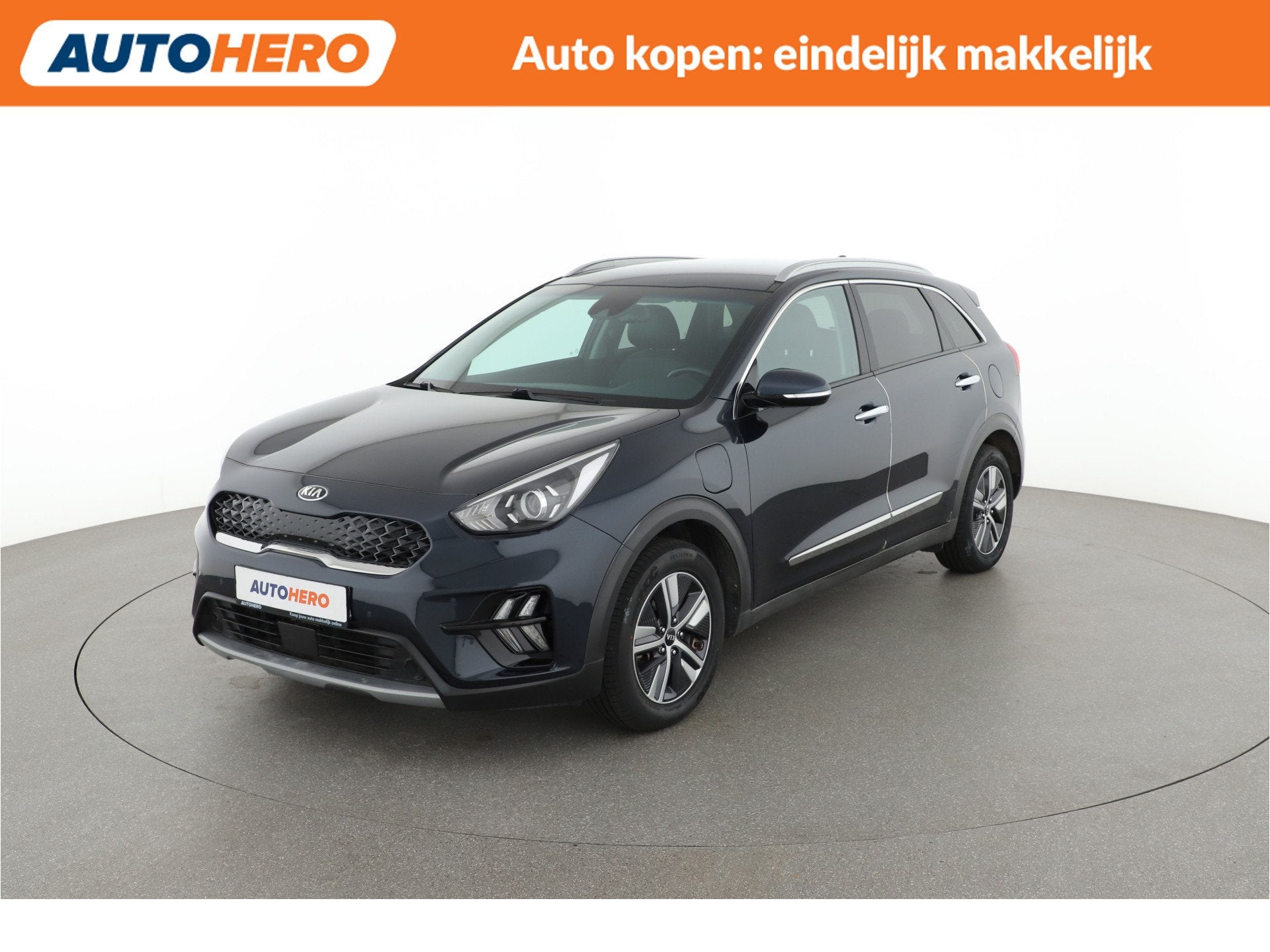 Kia Niro 1.6 GDi PHEV DynamicLine DJ71560 (bj 2021), Auto's, Kia, 77 km/l, Gebruikt, Met garantie (alle), Blauw