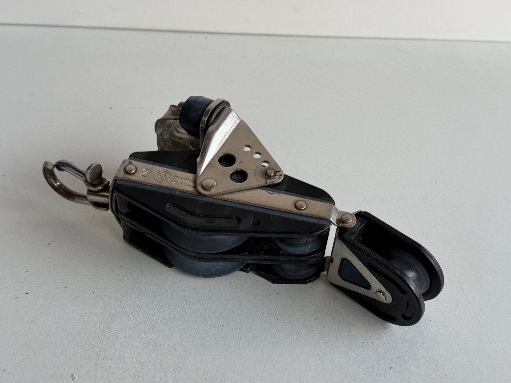 Easyblock 2 vioolblok 70 mm met onderblok + klem, Verzenden, Gebruikt, Lijn of Blok
