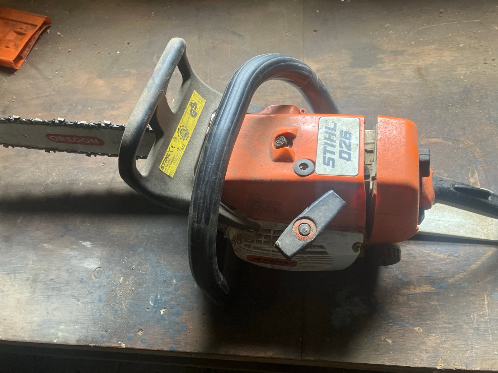 Stihl 026 Kettingzaag - Startklaar maken, Tuin en Terras, Hand-tuingereedschap, Ophalen, Gebruikt