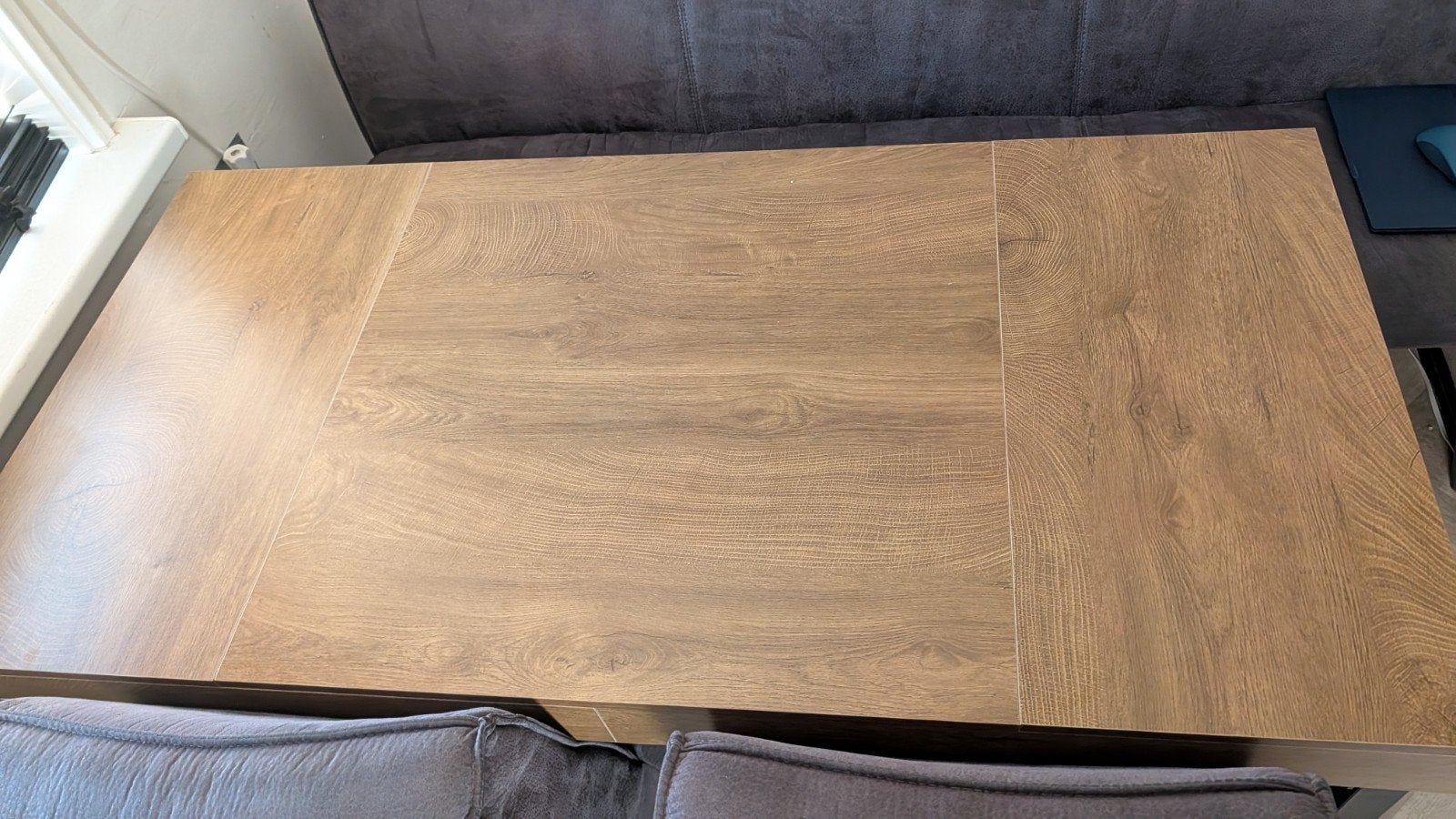 Nieuwe eettafel - past helaas niet, Huis en Inrichting, 100 tot 150 cm, 50 tot 100 cm, Zo goed als nieuw, Vier personen
