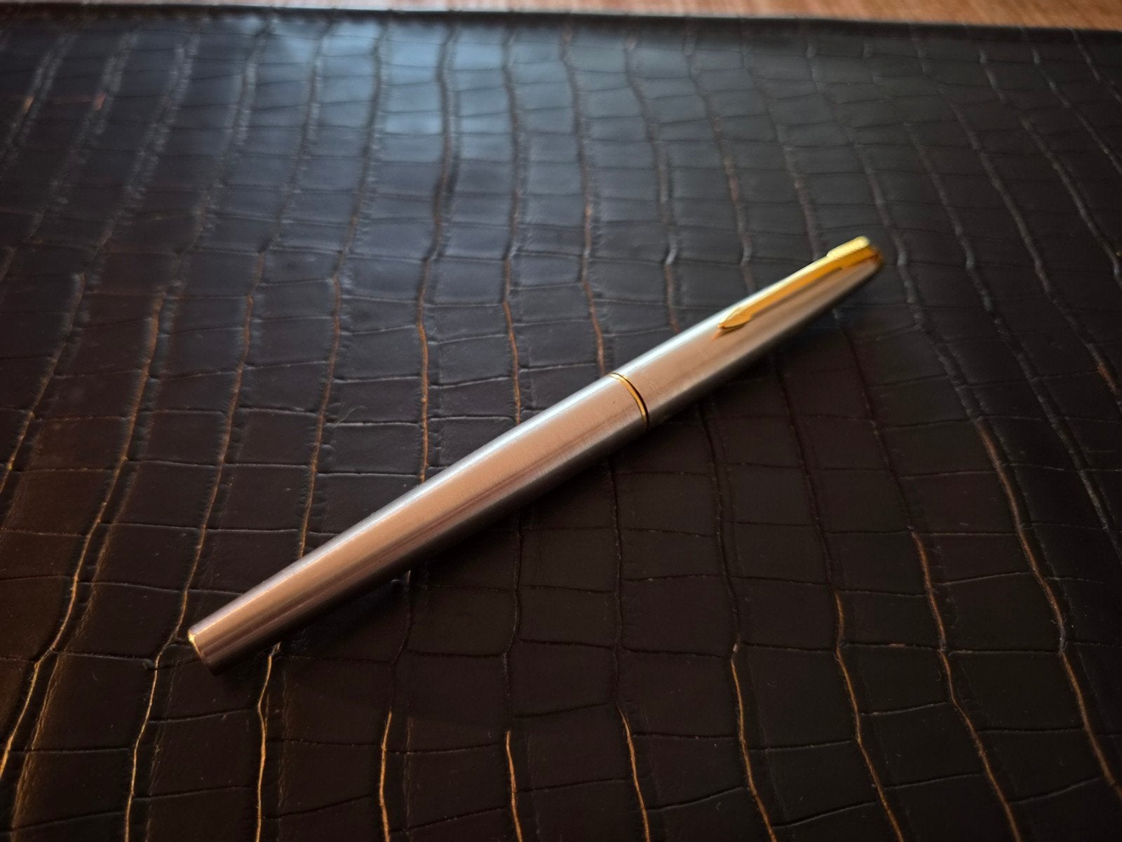 Parker Vulpen vintage flighter gt 45 vulpen vulpen pen, Ophalen, Zo goed als nieuw, Vulpen, Parker