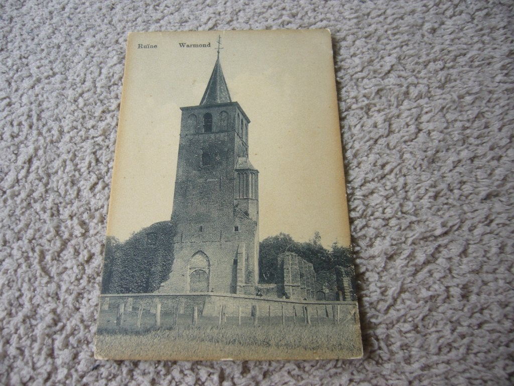 WARMOND   =  RUINE  1912, Ophalen of Verzenden, Voor 1920, Gelopen, Zuid-Holland
