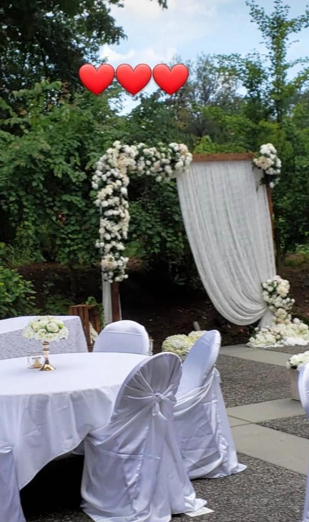 Romantische Backdrop 50,- euro  TE HUUR, Ophalen of Verzenden, Zo goed als nieuw