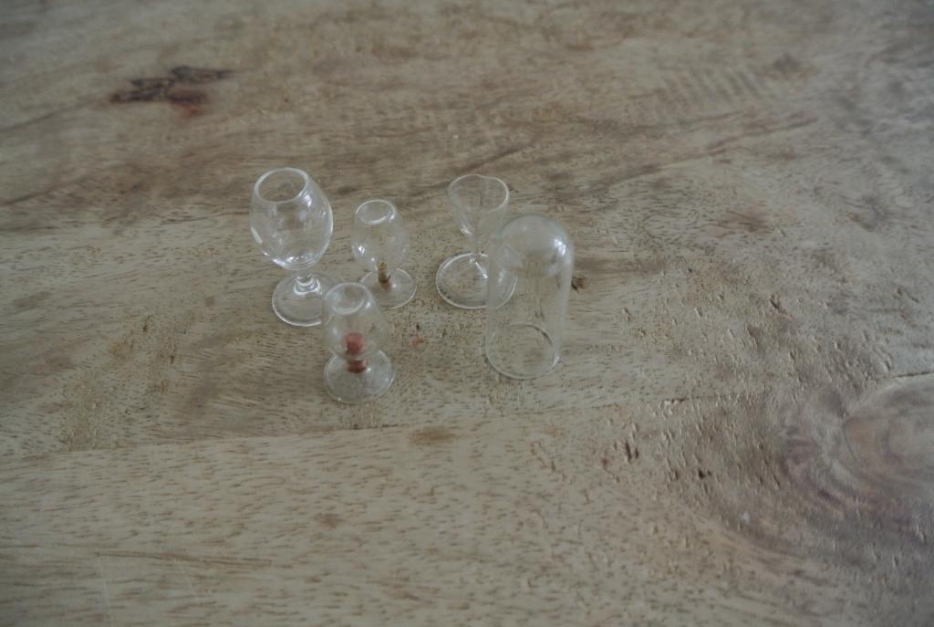 Poppenhuis Glazen Glaasje Stolp/ nr 13, Ophalen of Verzenden, Gebruikt, Gebruiksvoorwerp