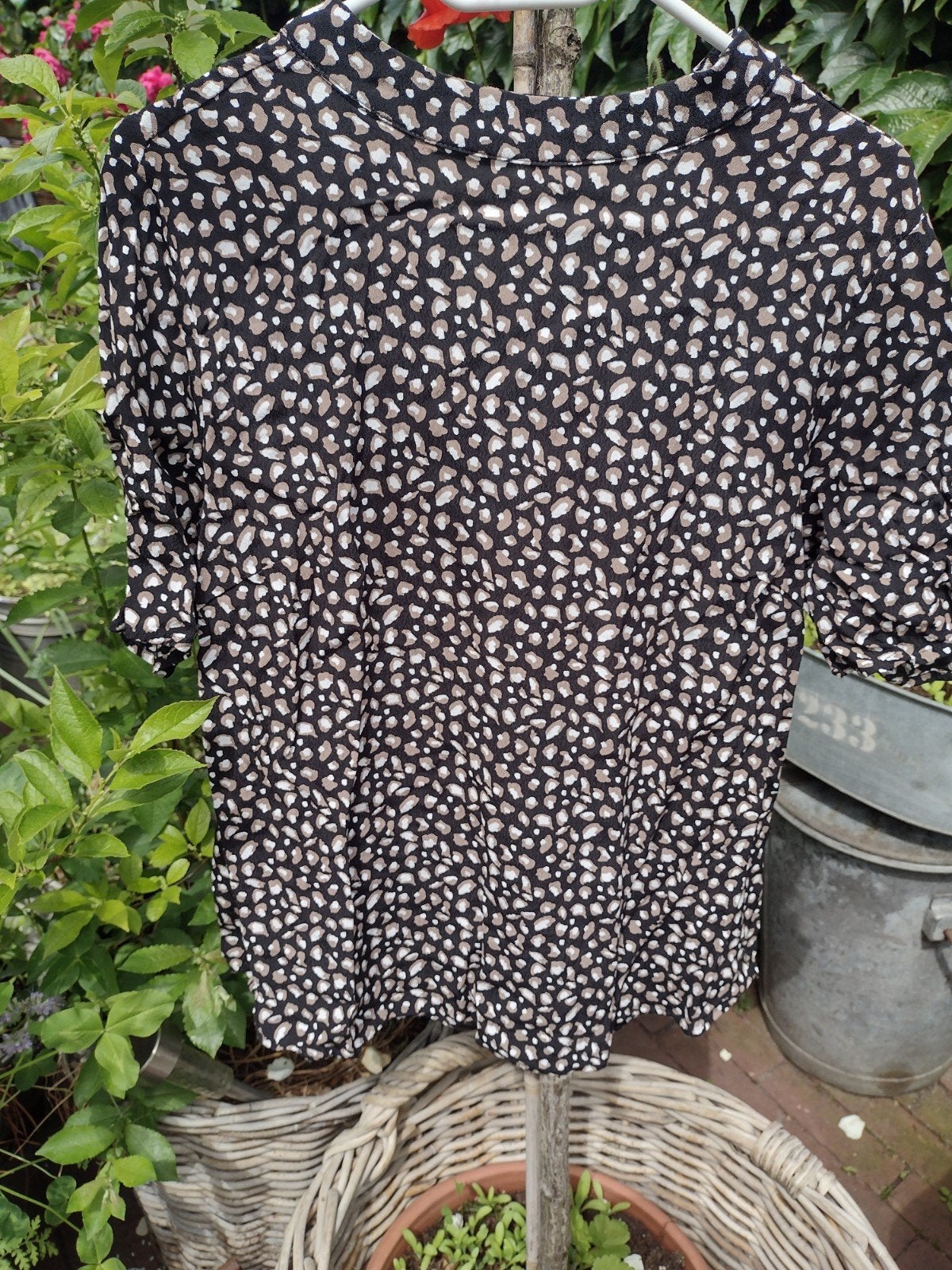 Circle of Trust Top Maat 38/40 blouse, Maat 38/40 (M), Verzenden, Zwart, Zo goed als nieuw