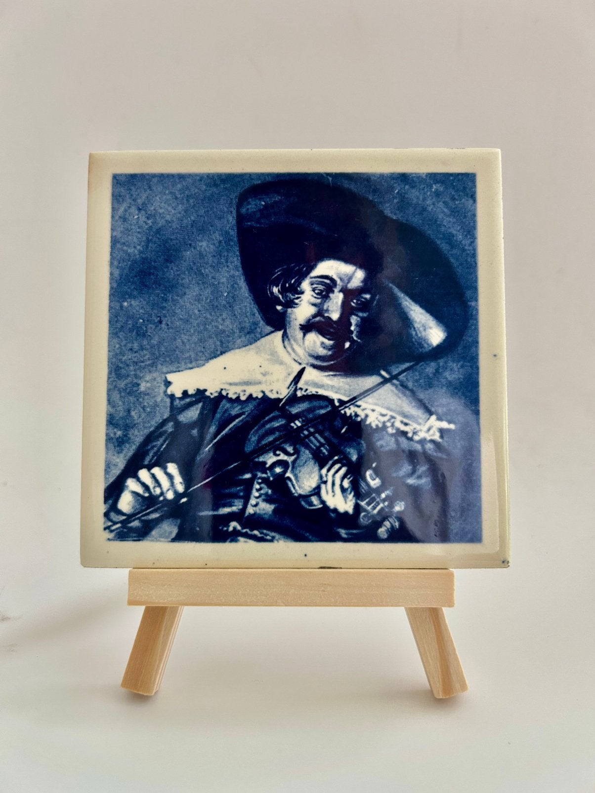 Mettlach (Villeroy & Boch) Tegel - Frans Hals, Antiek en Kunst, Ophalen of Verzenden