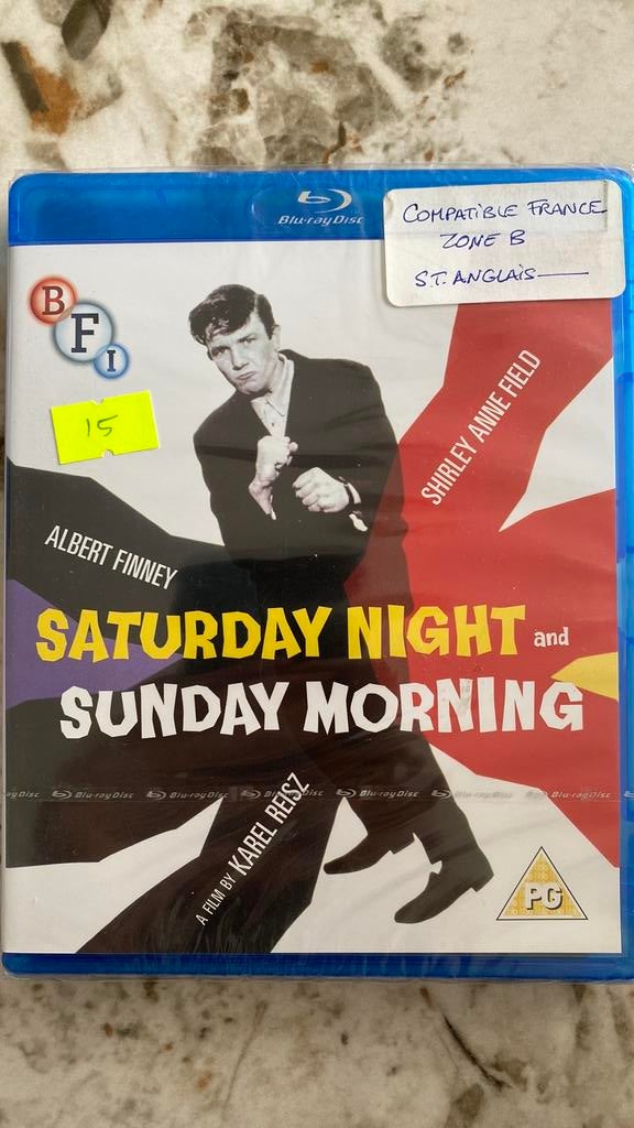 Saturday night and sunday morning blu ray NIEUW, Ophalen of Verzenden, Nieuw in verpakking, Klassiekers