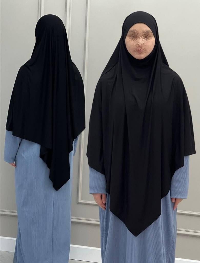 Khimar van california stof met touwtjes,khimaar,jilbab,nikab, Kleding | Dames, Ophalen of Verzenden, Zo goed als nieuw, Beige