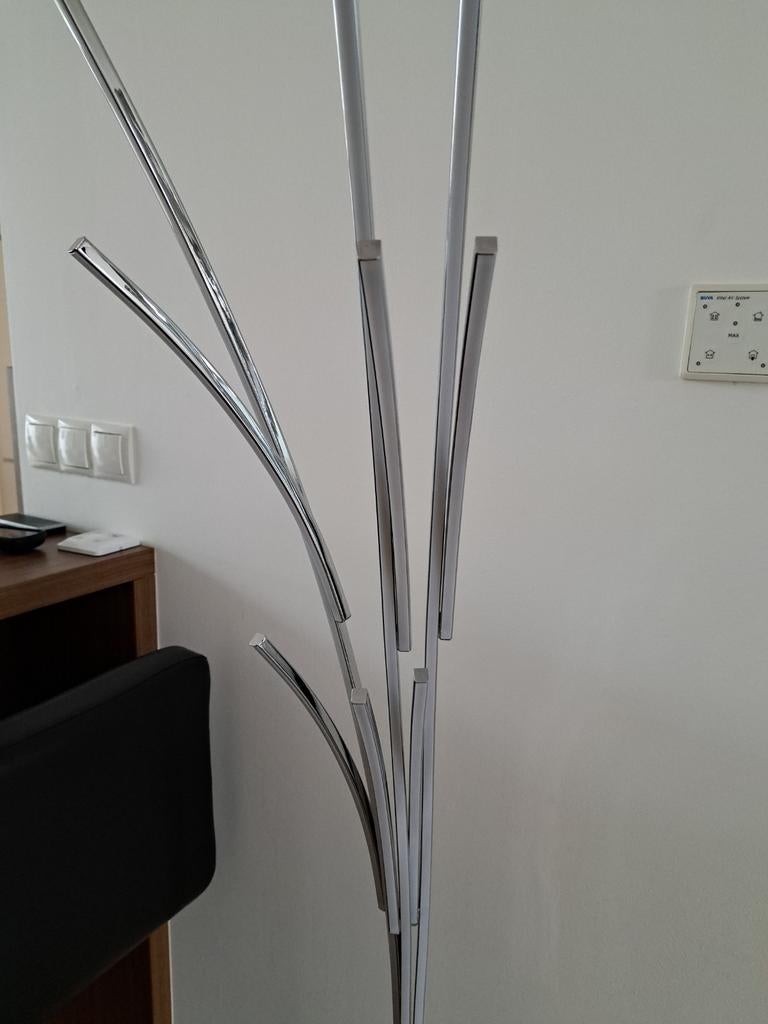 Led lamp met sprieten 170 hoog merk Wofi, Ophalen of Verzenden, Zo goed als nieuw, Metaal, 150 tot 200 cm