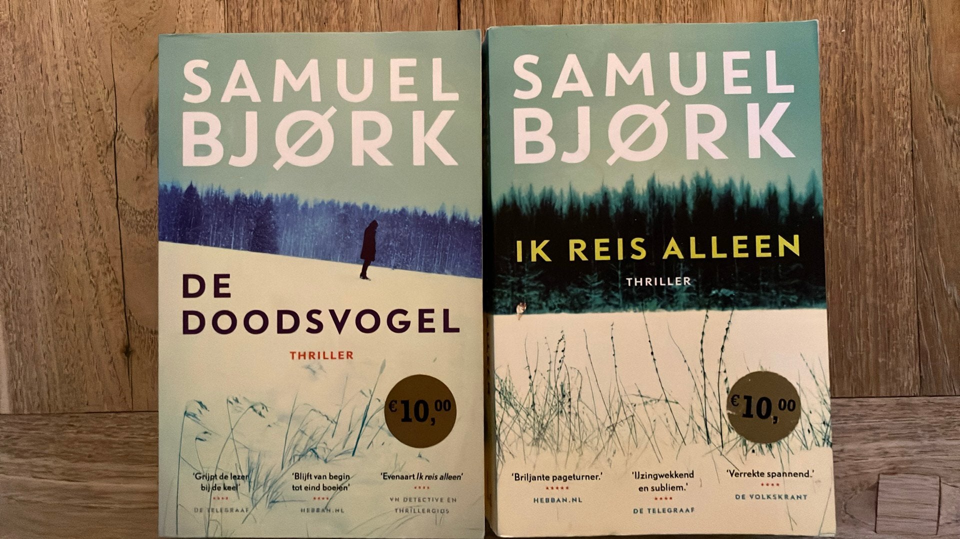 2x thriller Samuel Bjork, Ophalen of Verzenden, Gelezen