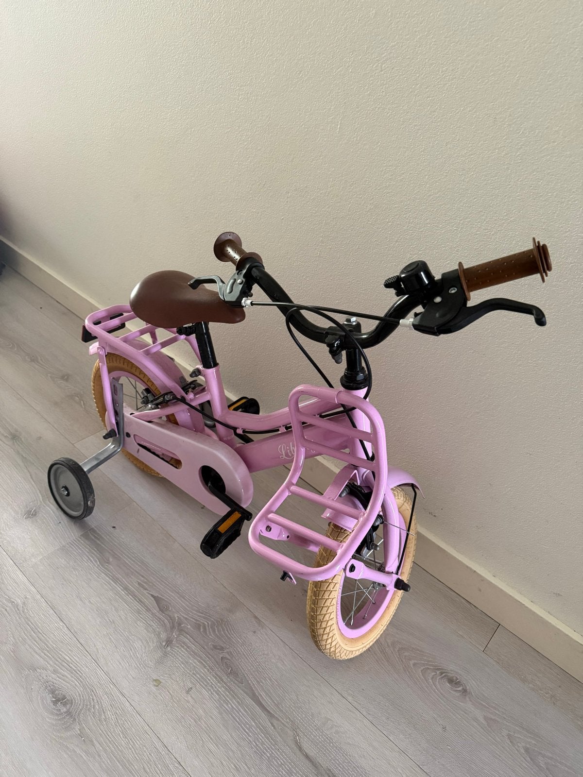 Cortego Liberty Roze 12 inch Kinderfiets met zijwieltjes, Fietsen en Brommers, Fietsen | Kinderfietsjes, Ophalen, Zijwieltjes