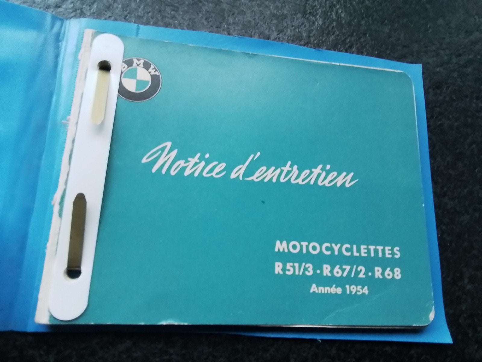 BMW R51/3 -R68 notice d'entretien 1954, Ophalen of Verzenden, BMW