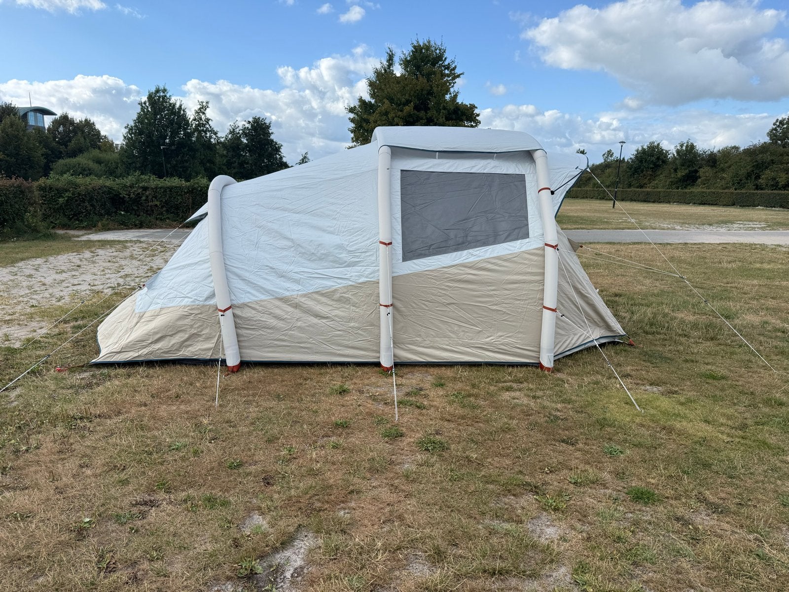 Quechua Air Seconds 4.1 Fresh & Black opblaasbare tent, Caravans en Kamperen, Ophalen of Verzenden, Zo goed als nieuw, Tot en met 4