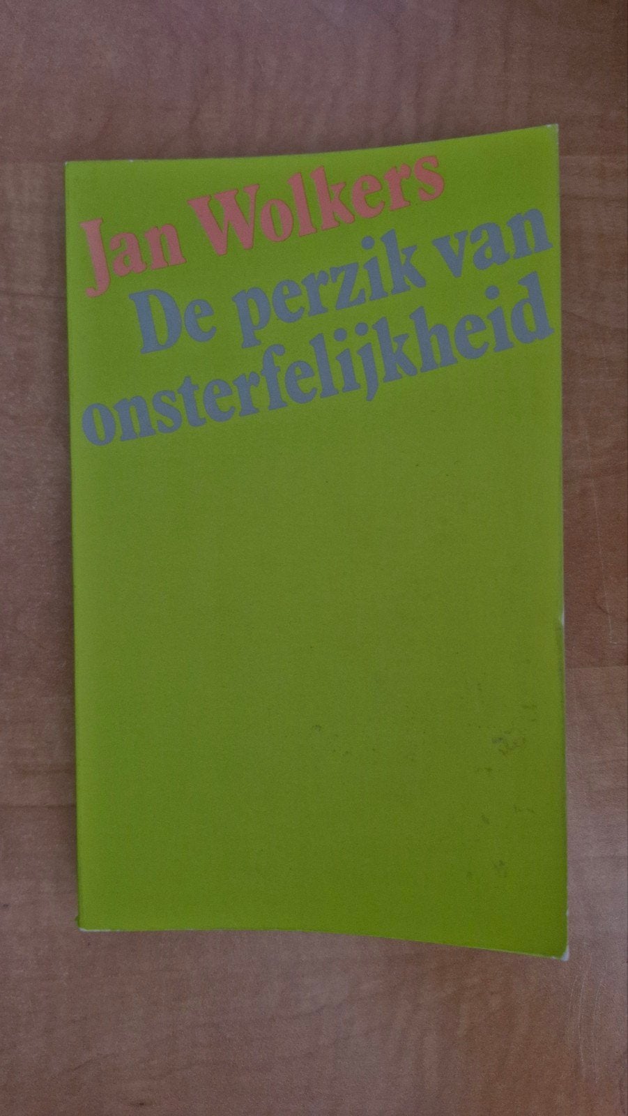 Jan Wolkers - De perzik van onsterfelijkheid, Ophalen of Verzenden, Gelezen, Jan Wolkers, Nederland