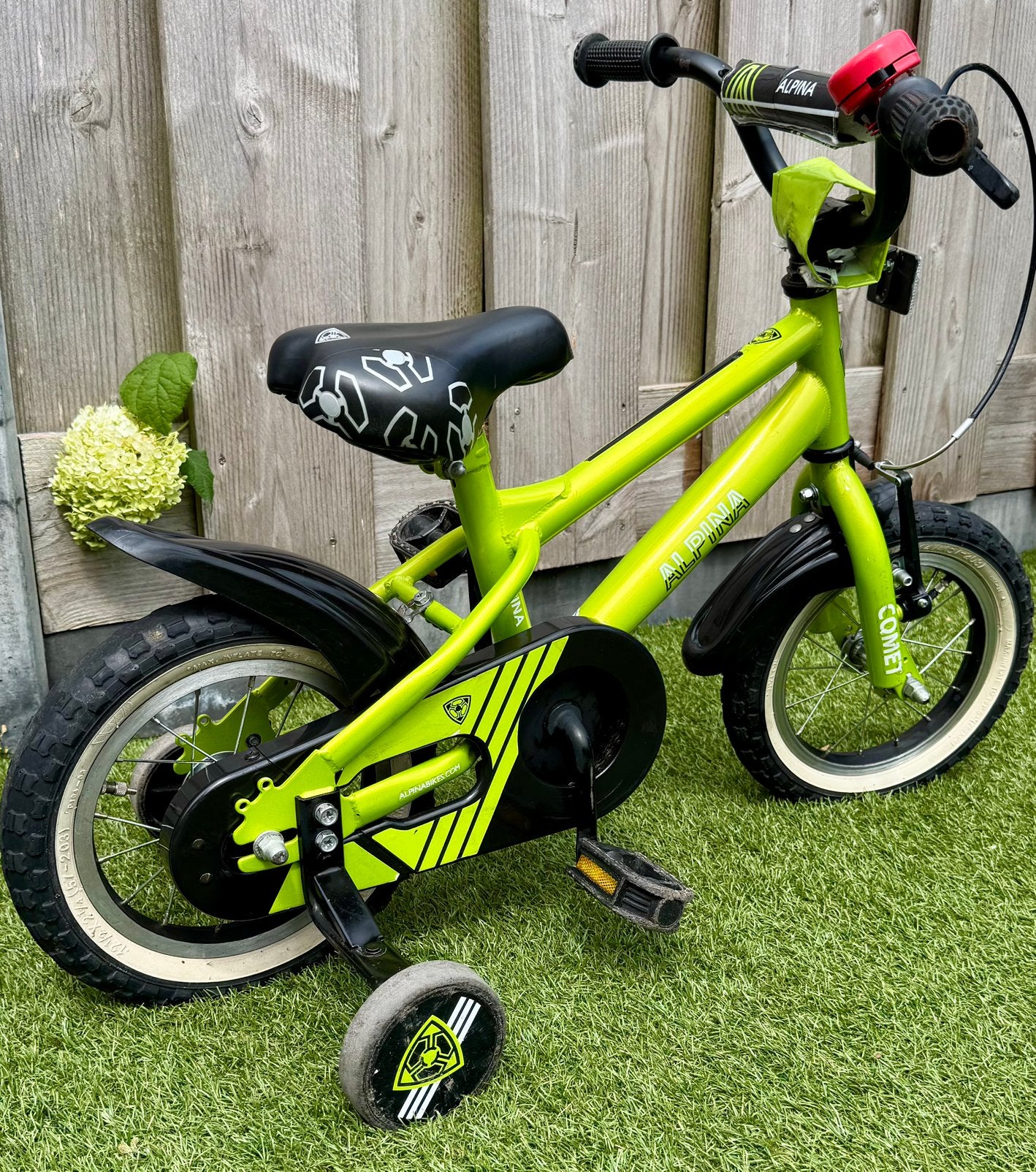 Stoere Alpina Comet 12 Inch Kinderfiets, Fietsen en Brommers, Fietsen | Kinderfietsjes, Ophalen, Zo goed als nieuw, Minder dan 16 inch